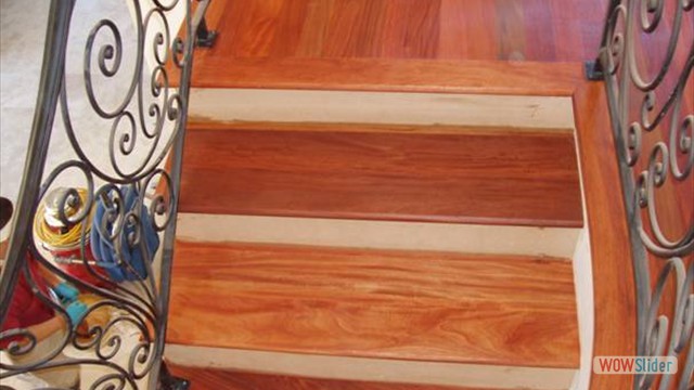 13santos oiled stairs